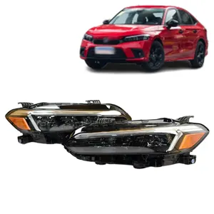 Versión de EE. UU. Auto Led faro partes de 2022 para Honda Civic 2022 faro coche cuerpo kit Accesorios