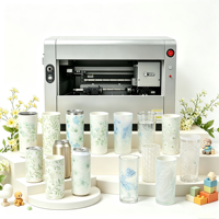 Passage unique 360 °   Machine d'impression UV rotative mini HH-DT3200 avec impression personnalisée pour les canettes, les tasses, les gobelets et plus encore