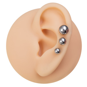 2401 Piercing joyería hombre y mujer Vagina anillo 4mm varilla corta cordón uñas PA titanio acero - Product Image 5