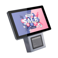 Kiosco Táctil de Autoservicio de 10.1 Pulgadas con Escáner de Código QR, Windows 7/10, Intel Core I3, Impresora de 58 mm, Resolución de 1280x800, 4GB/8GB