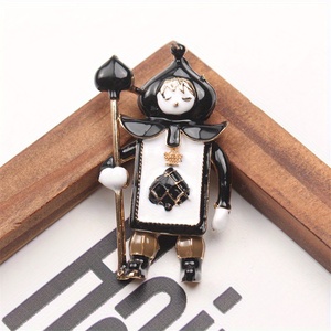 Nouvelle Broche Fantaisie Rétro Mignonne <span class=keywords><strong>Reine</strong></span> <span class=keywords><strong>de</strong></span> Cœur As Soldat, Accessoire <span class=keywords><strong>de</strong></span> Poupée Personnalisé, Tendance Créative, Broche Corsage pour Femmes - Product Image 3