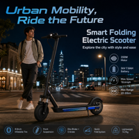 Trottinette électrique pliable à moteur 350W, suspension avant, frein à disque électronique double, idéale pour les trajets quotidiens en ville pour adultes - Vente Flash