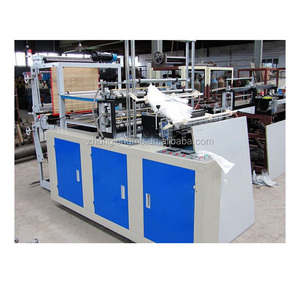 High Speed Carry Shopping Flat Garbage Bag Sealing And Cutting Plastic Bag Making Machine