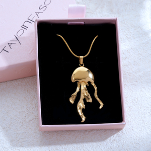 Collar con Colgante de Medusa Chapado en Oro 304 316, Cadena de Serpiente de Aleación, Diseño de Animal Bonito Unisex, Joyería para Uso Diario - Product Image 5