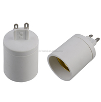 Adaptateur G9 vers E12 Adaptateur de douille haut de gamme G9 vers E12 Adaptateur de douille G9 vers E12 E14 Ampoule LED Lampe Porte-lampe Convertisseur de douille de lampe