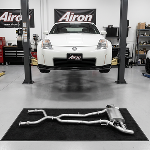Escape Catback Valvetronic de Acero Inoxidable 304 Soldado con Diseño de Escamas de Pez <span class=keywords><strong>Airon</strong></span> para Nissan 350Z Z33/Infiniti G35 V35 - Instalación Directa con Tornillos - Product Image 1