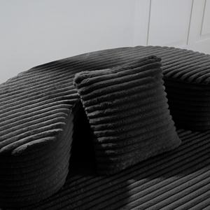 Sillón Acolchado de Tela Comprimida, Diseño sin Brazos, Respaldo Acolchado, Asiento Profundo, para Sala de Estar, Dormitorio, Villa, No Requiere Ensamblaje - Product Image 5