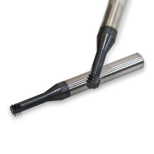 Fresa per filettatura in carburo a dente singolo, tre denti o denti completi, HRC68 ISO Metrico M8*1.25, per filettature interne CNC - Product Image 4