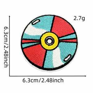 Parches Bordados Termoadhesivos con Diseño de Consola de Videojuegos Retro de los 90, Música, DVD, Cinta y Radio - Product Image 5