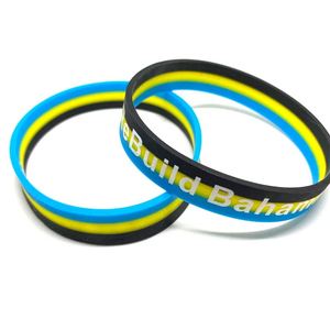 Bracelet en silicone promotionnel professionnel, personnalisable, respectueux de l'environnement, imprimé, pour événements - Product Image 2