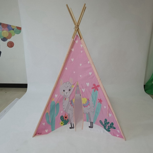 <span class=keywords><strong>Tente</strong></span> de jeu <span class=keywords><strong>tipi</strong></span> pour enfants en polyester <span class=keywords><strong>rose</strong></span> 120x120x150cm pour une utilisation en intérieur/extérieur - Product Image 3