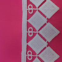 Dentelle géométrique de luxe fantaisie ivoire 100 % polyester, broderie soluble dans l'eau pour accessoires de couture de robes et vêtements
