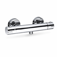 Mitigeur de douche thermostatique mural MK103 en laiton massif finition chromée anti-brûlure pour salle de bain (vente en gros)