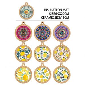 Round Wooden Coasters in Popular Styles with Unique Designs - Pictures Available - Product Image 1