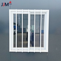 JJM Mini-maison conteneur préfabriquée avec toit en triangle, kit villa modulaire avec panneau sandwich, design plat
