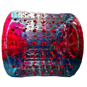 Rueda de rodillo de agua inflable comercial, superficie antideslizante de TPU resistente para entrenamiento de gimnasio acuático y fiestas en la piscina, juegos de agua - Product Image 1