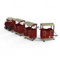 YIFUN LIFE Mini-train antique pour aire de jeux intérieure, équipement de parc d'attractions, équipement de jeu pour enfants à usage commercial, pour les 3-12 ans