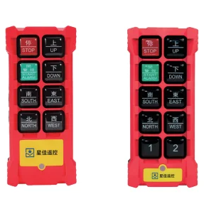 Control Remoto Inalámbrico para Grúa <span class=keywords><strong>Torre</strong></span> F21-E2B <span class=keywords><strong>de</strong></span> Rendimiento Estable, 6 Teclas, Velocidad Única, con Caja <span class=keywords><strong>de</strong></span> Control - Product Image 2