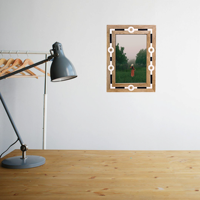 Marco de Fotos de Madera con Incrustaciones de Resina Hecho a Mano |   Marco de Fotos Moderno de Madera de Mango para Decoración del Hogar y la Oficina |   Proveedor Mayorista India