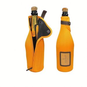 Funda de Vino Personalizada de Poliéster de 750 ml, 1680D Oxford, Resistente a Caídas, Aislamiento Térmico para Botellas de Vidrio Rojo de Champán, Pedidos al por Mayor Económicos - Product Image 1