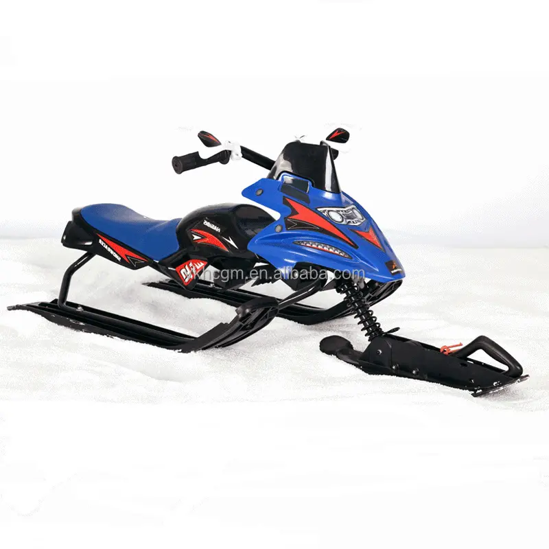 Luvas para crianças snowmobile, snowscoot com freios twin, ski sled para presente