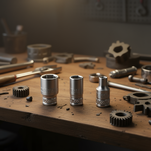 Fervi Hexagon <b>Socket</b> Wrench Normal Series 6mm 8mm 10mm Chrome Vanadium Steel - Product Image 3