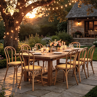 Chaise Thonet en bois courbé de luxe, chaises de banquet en bois massif pour hôtel, mariage, événement, restaurant, mobilier Bugholzstuhl