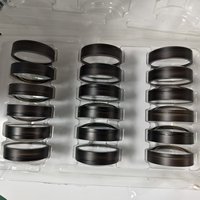 Lentille convexe planaire en silice fondue UV achromatique OEM avec revêtement antireflet, verre optique sphérique pour instruments scientifiques