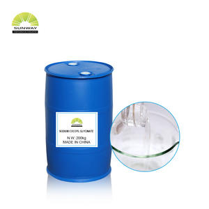 SUNWAY Premium di grado cosmetico tensioattivi 30.3% 100% liquido in polvere di sodio cocoil glicinato - Product Image 1