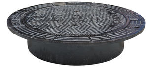 하이 퀄리티 및 도로 프로젝트를 위한 맞춤형 연성 철 맨홀 커버 - Product Image 3