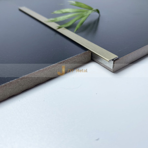 Profilé en T en acier inoxydable couleur PVD EX588 pour projet de décoration intérieure de luxe - Product Image 3
