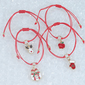 Giá Rẻ Handmade Giáng Sinh Phong Cách Chuỗi Vòng Đeo Tay Hot Bán Hợp Thời Trang Thời Trang Unisex Dệt Vòng Đeo Tay Cho Ngày Giáng Sinh - Product Image 2