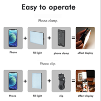 Mini Anneau Lumineux Selfie Portable Kit Vidéo LED de Remplissage pour Téléphone Live Tiktok Photo Youtube
