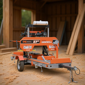 Kit de mobilité combiné pour machines à scier le bois : Roue à axe torsadé en caoutchouc, garde-boue, faisceau de câblage - Product Image 2