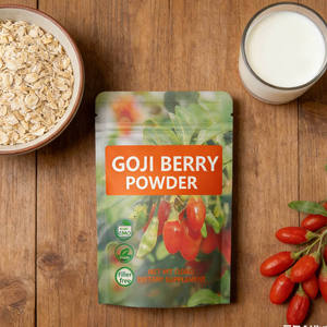 Polvo de Bayas de Goji Orgánico OEM Sin Rellenos, Sin OMG, Vegano, para Mezclas de Bebidas, Smoothies y Elaboración de Alimentos Funcionales - Product Image 5