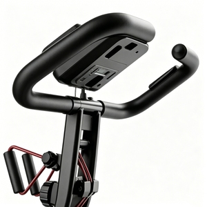Vélo d'exercice magnétique pliable Gregory, modèle X Bike, avec barre de support réglable à cordon de serrage – Équipement de fitness en direct d'usine - Product Image 5