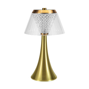 High Quality Modern LED Retro Metal Cordless <b>Battery</b> <b>Operated</b> Novelty 5W Touch Dimming Night Light Table Lamp for Bedroom - Product Image 1