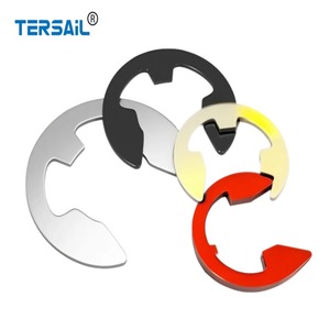 Thép Mangan, thép không gỉ 304, trục sử dụng vòng khóa e-loại mở giữ lại vòng c-loại Snap Vòng đệm - Product Image 1