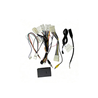 Kit de montage de tableau de bord pour autoradio Android avec boîtier Canbus et décodeur, en ABS, pour Toyota Highlander 2009-2014