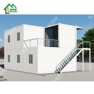 Sản Phẩm Mới Luxury Modular Nhanh Xây Dựng Prefab Chế Tạo Kết Hợp 2 Tầng Container Nhà - Product Image 4