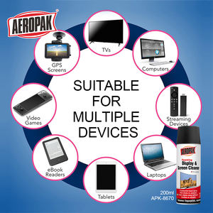 Limpiador de Pantalla para Ordenador Aeropak de 200 ml en <span class=keywords><strong>Aerosol</strong></span>, Fórmula Ecológica Sin Alcohol, Sin Rastro ni Residuos, Antiestático - Product Image 3