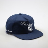 Casquette unisexe décontractée à 5 panneaux, visière plate, snapback, vente chaude, réglable, douce, confortable, Gorras, casquette imperméable avec broderie