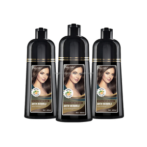 OEM etiqueta personalizada aceite de argán champú negro 400ml Volumen <span class=keywords><strong>tinte</strong></span> permanente para el cabello <span class=keywords><strong>sin</strong></span> manchas muestra gratis - Product Image 5