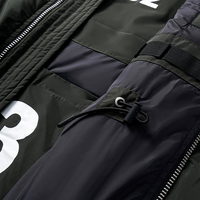 Parka d'hiver imperméable pour femme Bechance, coupe longue, coupe-vent, avec capuche et fourrure amovible pour un usage quotidien