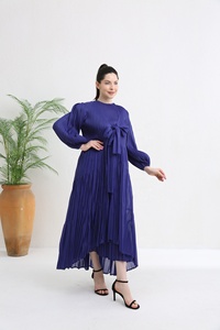 Paars Geplooid Plus Size Dresser Designer Kleding <span class=keywords><strong>2</strong></span> Delige Sets Miyake <span class=keywords><strong>2</strong></span> Delige Set Vrouwen Van Hoge Kwaliteit - Product Image 5