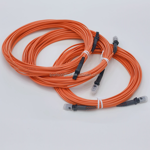 สายแพทช์ไฟเบอร์ MTRJ ต่อ MTRJ แบบมัลติโหมด OM1 OM2 ขนาด 62.5/125 50/125 สีส้ม สายจัมเปอร์ไฟเบอร์ออปติก PVC สำหรับการสื่อสารเครือข่าย - Product Image 5