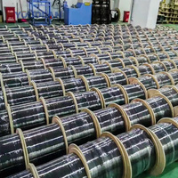 Precio de fábrica FTTH Drop Cable de 1 hilo fibra optica roll 4 Core GJYXCH GJYXFCH 1 Core 2 Core 1KM 2KM Cable de caída de fibra óptica