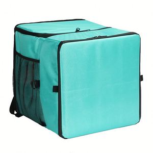 Hot sell Portable Insulated Picnic Cooler Bag in Teal with Zippered Compartments for Outdoor Use - Product Image 2