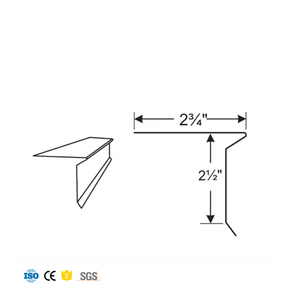 핫 세일 F5 F8 스타일 철 각도 지붕 깜박임 금속 루핑 트림 V 프로필 드립 에지 롤 성형 기계 - Product Image 1