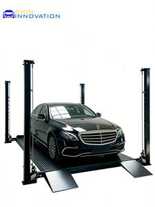 Elevadores de Autos de 4 Postes, Equipo de Estacionamiento que Ahorra Espacio para Garaje Residencial - Product Image 4